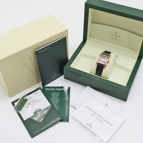 Rolex Cellini Prince 5442/5 28mm Rose gold Black 9