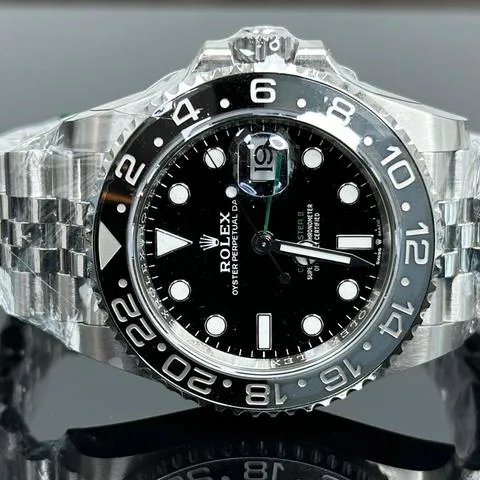 Rolex GMT-Master II 126710GRNR 40mm Stainless steel Black