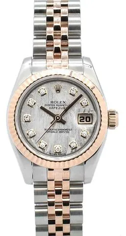 Rolex Lady-Datejust 179171 26mm Yellow gold and Stainless steel Silver