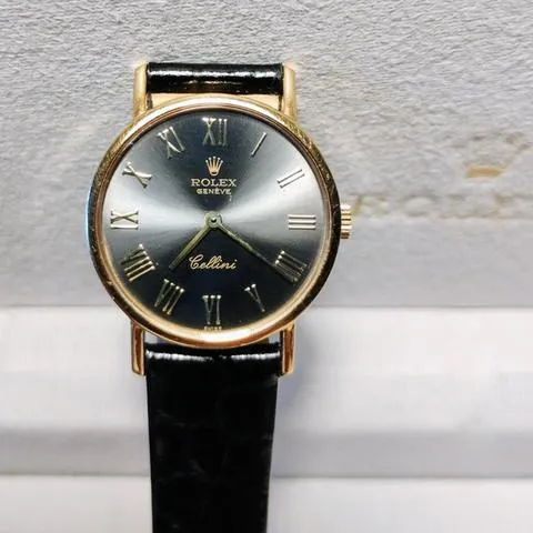 Rolex Cellini 5109 26mm Yellow gold Black