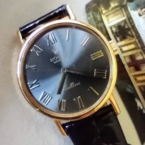 Rolex Cellini 5109 26mm Yellow gold Black 6