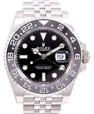 Rolex GMT-Master II 126710GRNR 40mm Stainless steel Black