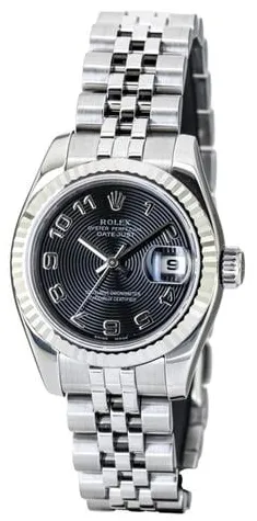 Rolex Lady-Datejust 179174 26mm Stainless steel Black 3