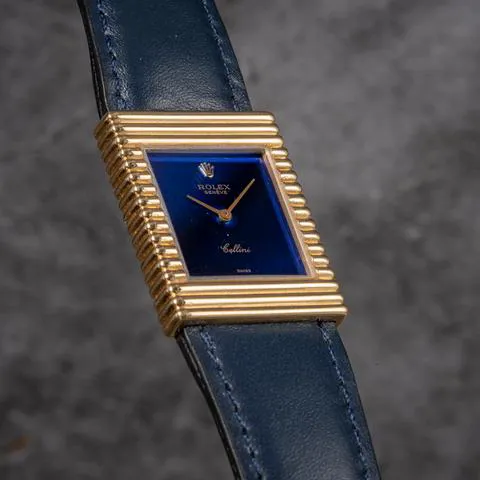 Rolex Cellini King Midas 4012 Yellow gold Blue 3