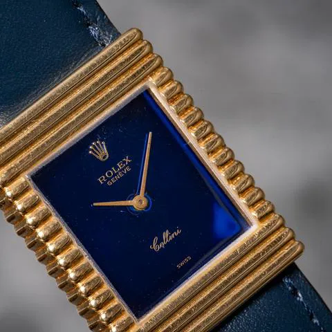 Rolex Cellini King Midas 4012 Yellow gold Blue 4