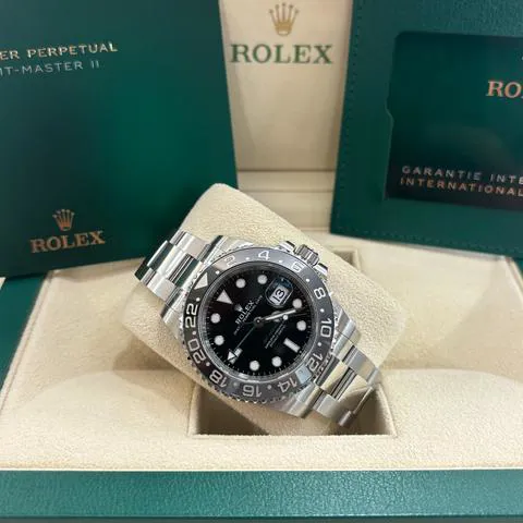 Rolex GMT-Master II 126710GRNR 40mm Stainless steel Black