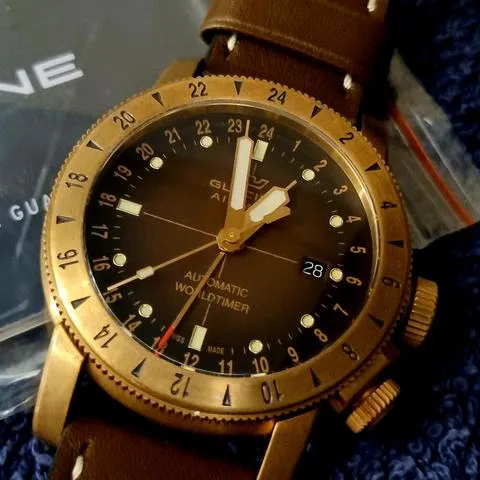 Glycine Airman GL0166 44mm Bronze Brown