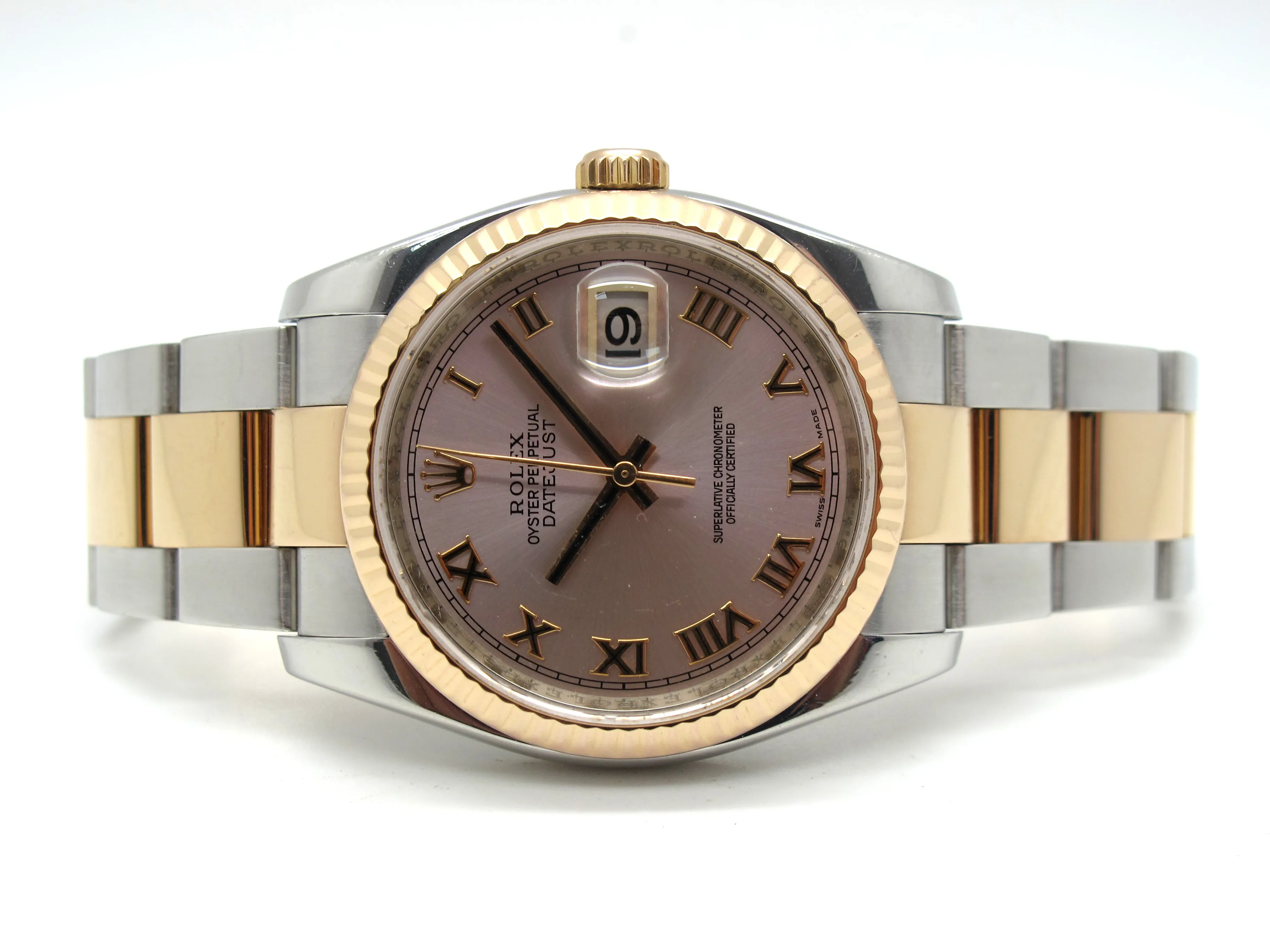 Rolex Datejust 36 116231 Rose gold and Stainless steel Orange