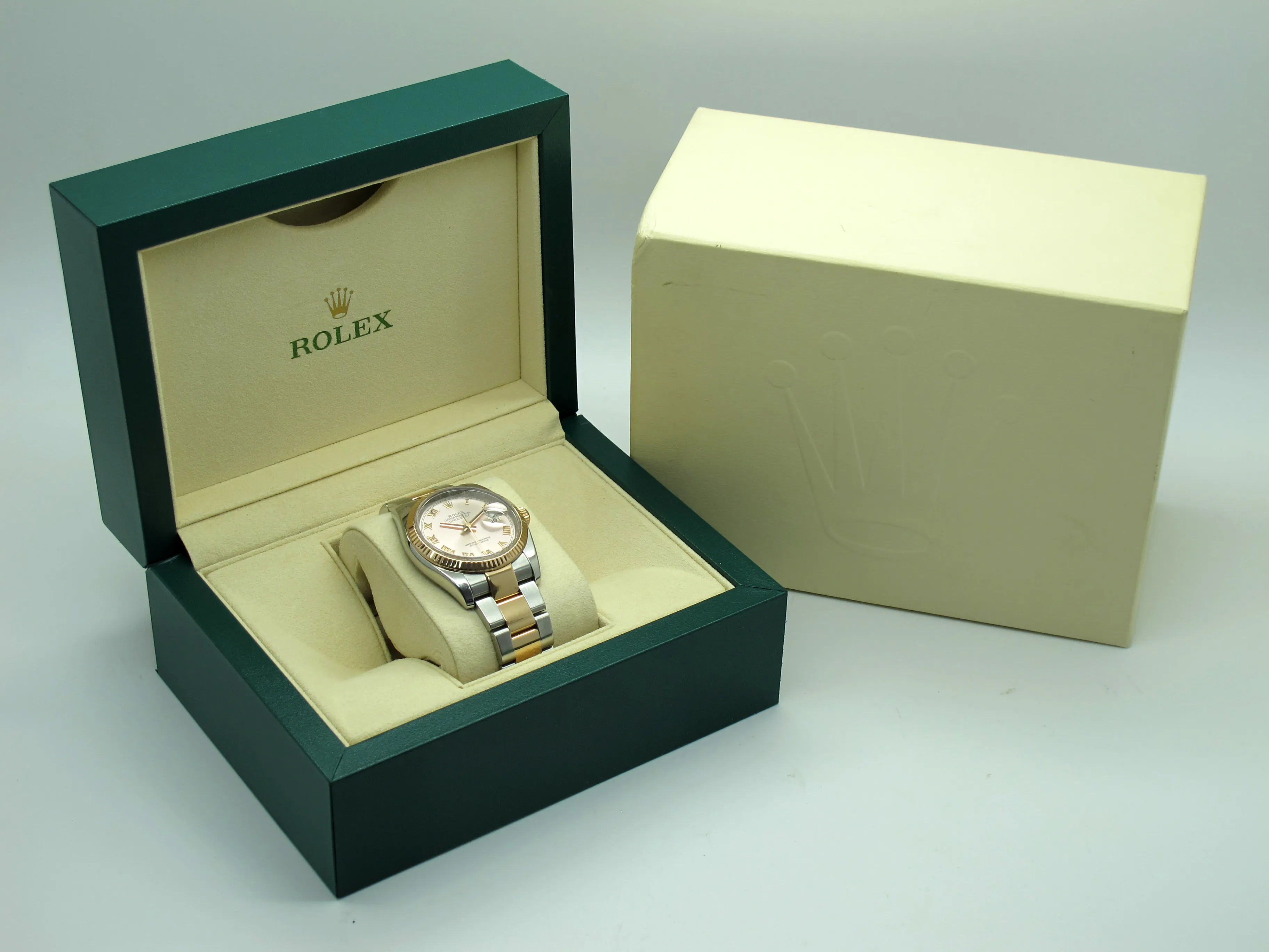 Rolex Datejust 36 116231 Rose gold and Stainless steel Orange 11