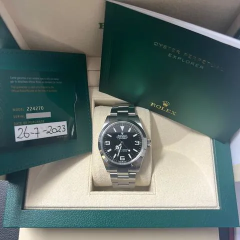 Rolex Explorer 224270 40mm Stainless steel Black