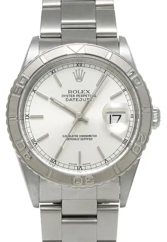 Rolex Datejust Turn-O-Graph 16264 36mm Stainless steel Silver