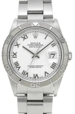 Rolex Datejust Turn-O-Graph 16264 36mm Stainless steel White