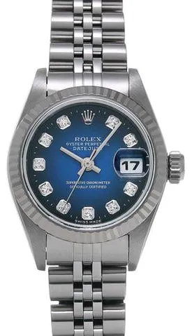 Rolex Datejust 69174G 26mm Stainless steel Blue