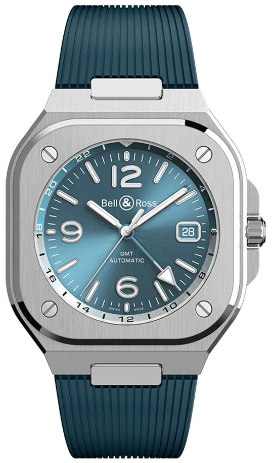 Bell & Ross Urban BR05G-PB-ST/SRB 41mm Stainless steel Blue