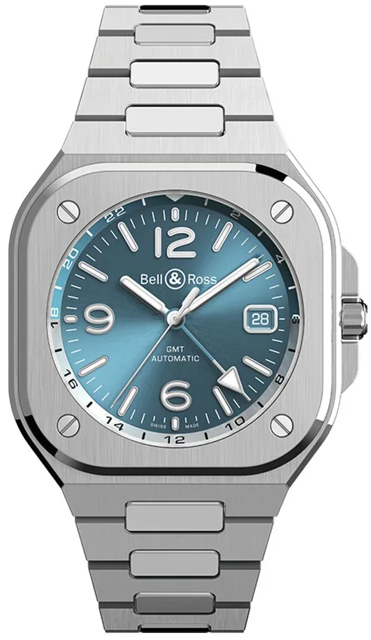 Bell & Ross Urban BR05G-PB-ST/SST 41mm Stainless steel Blue