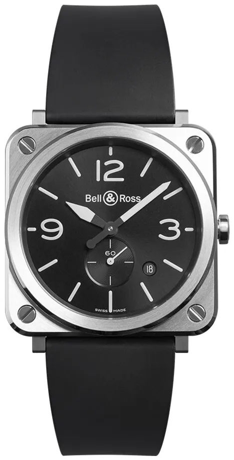 Bell & Ross BR S BRS-BLC-ST 39mm Stainless steel Black