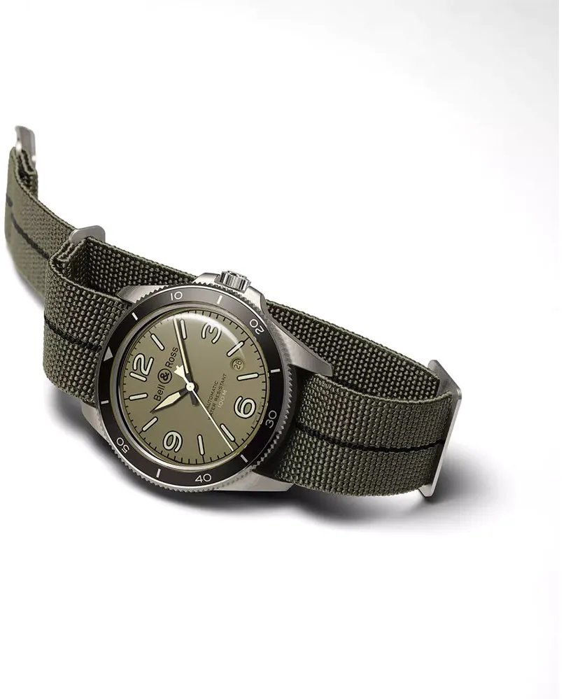 Bell & Ross Vintage BRV292-MKA-ST/SF 41mm Stainless steel Green 1