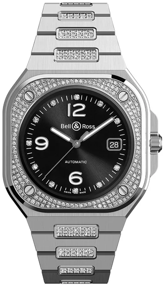 Bell & Ross Urban BR05A-BL-STFLD/SFD 40mm Stainless steel Black