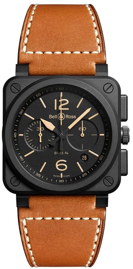 Bell & Ross Instruments BR0394-HERI-CE Carbon fiber Black