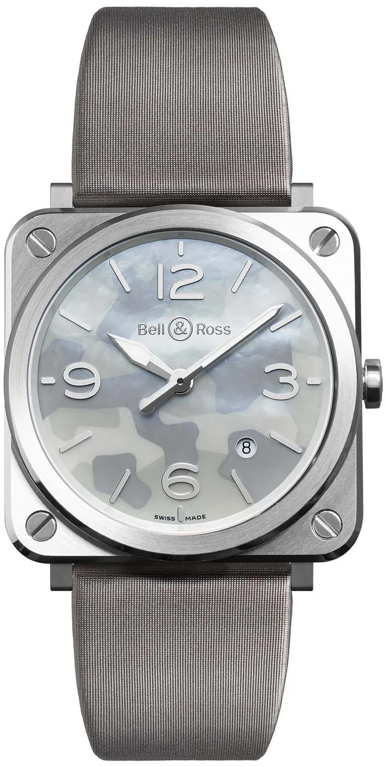 Bell & Ross Instruments BRS-CAMO-ST Stainless steel Gray