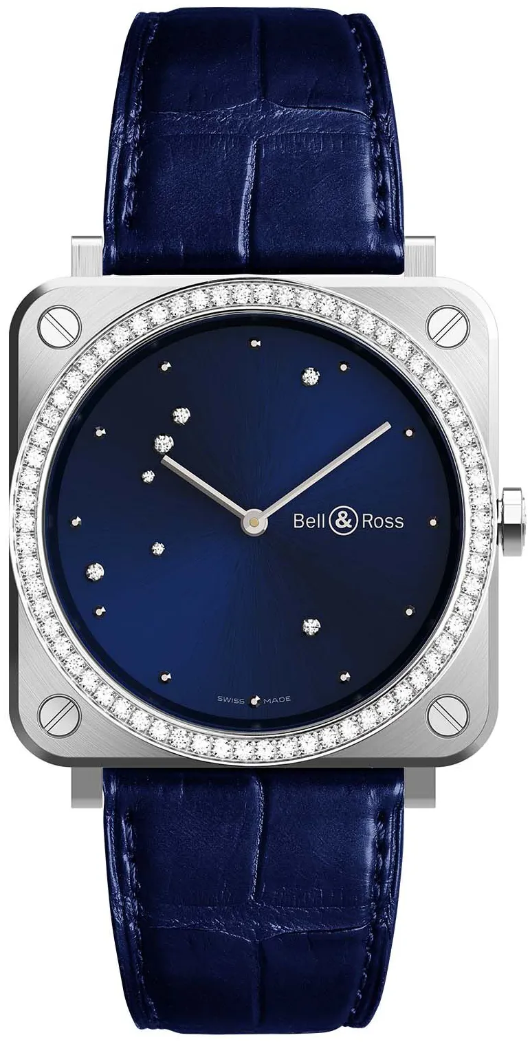 Bell & Ross BR S BRS-EA-ST-LGD/SCR Stainless steel Blue