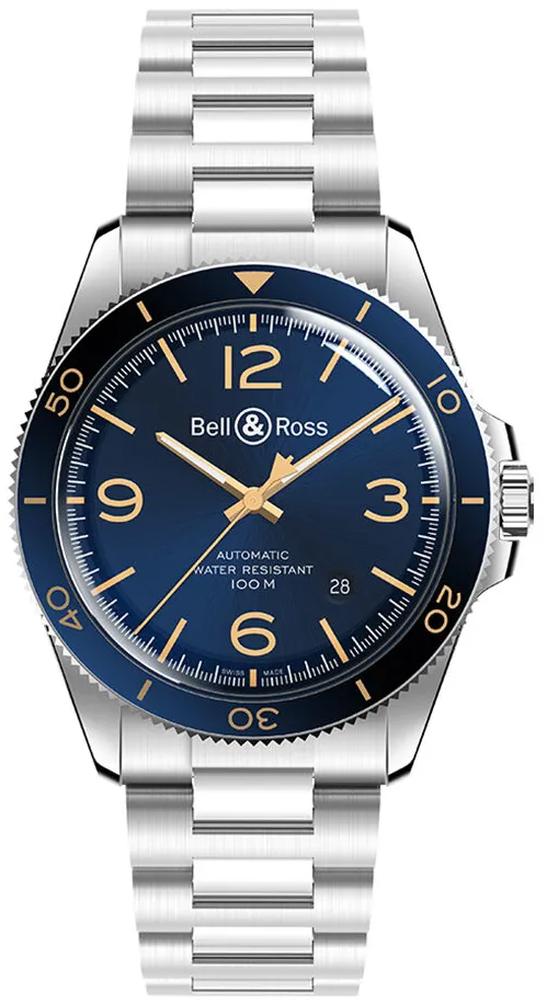 Bell & Ross Vintage BRV292-BU-G-ST/SST 41mm Stainless steel Blue