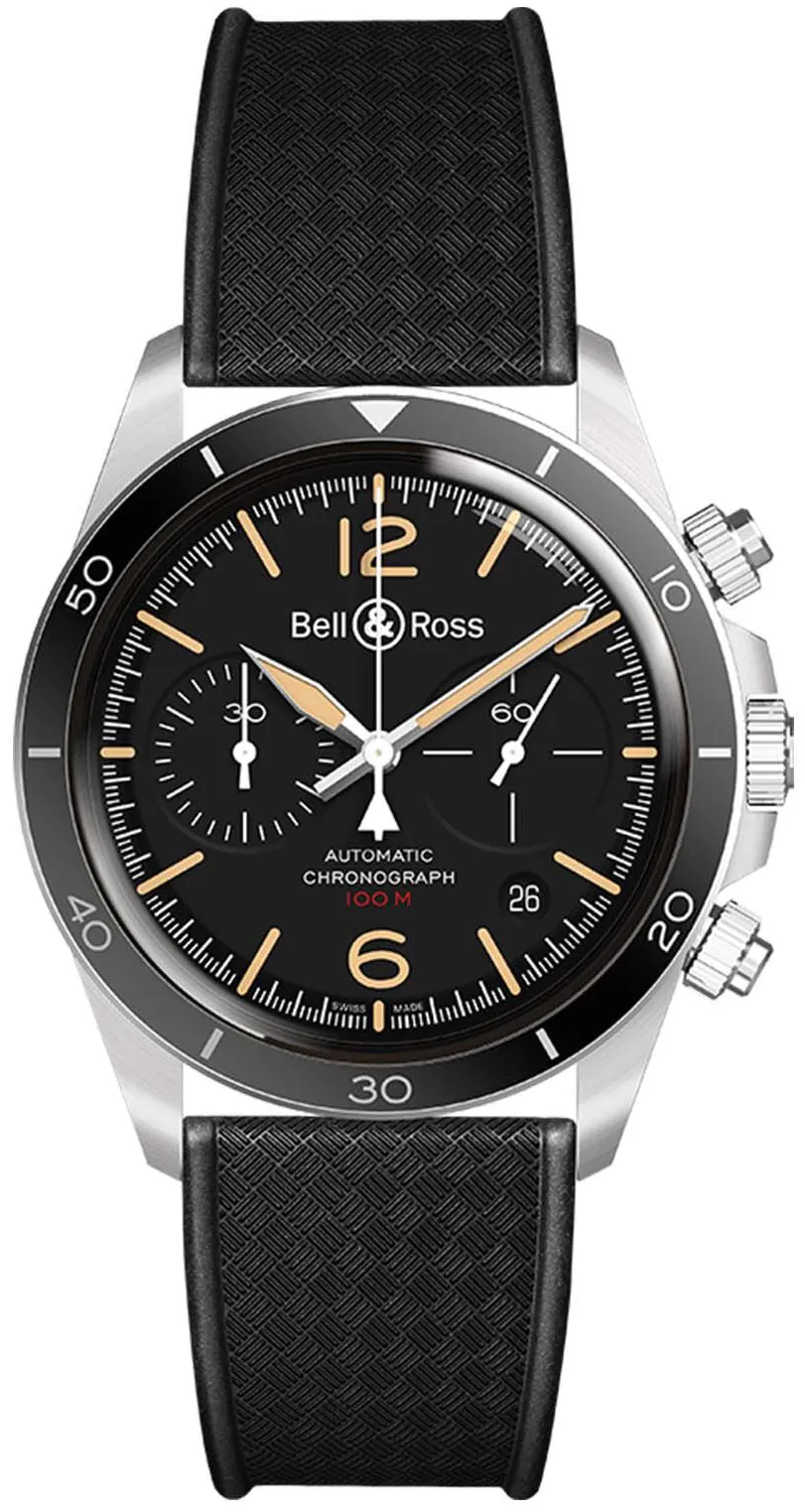 Bell & Ross BR V2 BRV294-HER-ST/SRB 41mm Stainless steel Black