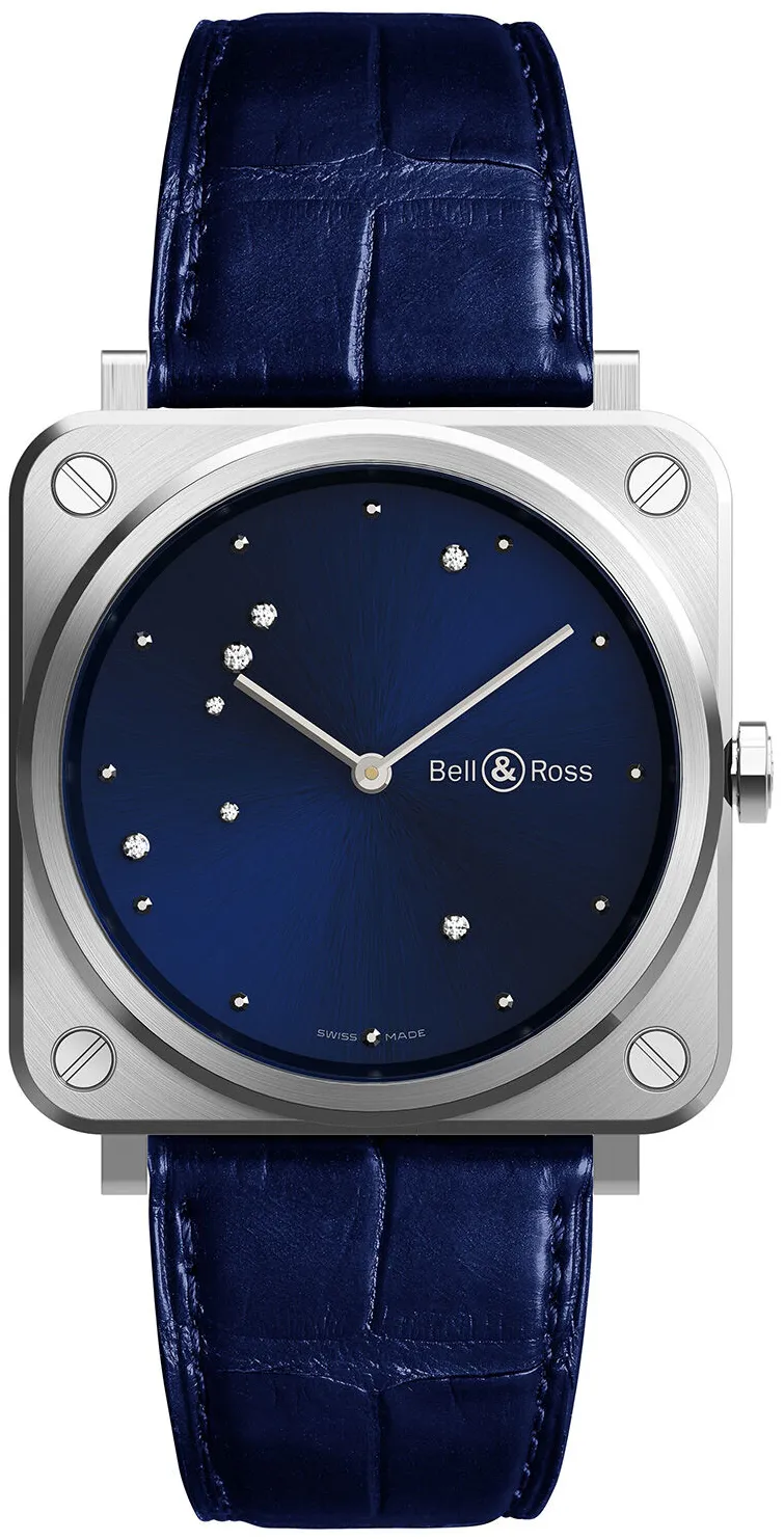 Bell & Ross Instruments BRS-EA-ST/SCR Stainless steel Blue