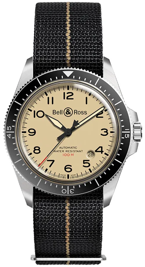 Bell & Ross Vintage BRV292-BEI-ST/SF 41mm Stainless steel Beige