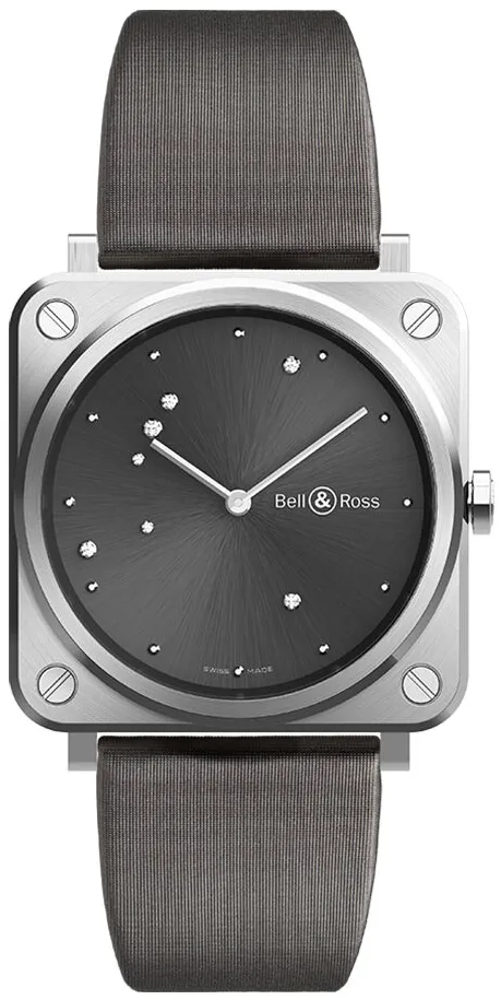 Bell & Ross Instruments BRS-ERU-ST/SCA 39mm Stainless steel Gray