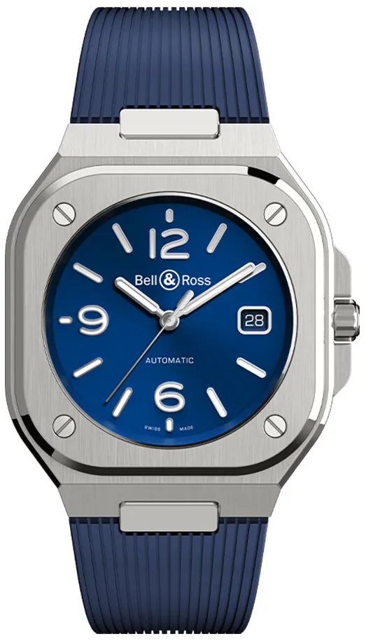 Bell & Ross Instruments BR05A-BLU-ST/SRB Stainless steel Blue