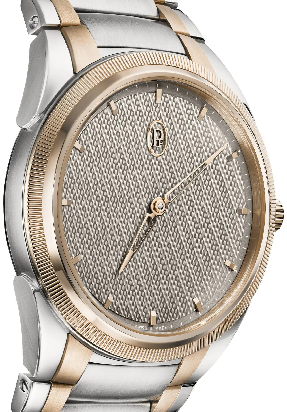 Parmigiani Fleurier Tonda PF Automatic PFC804-1020003-100182 36mm Rose gold and Stainless steel Silver