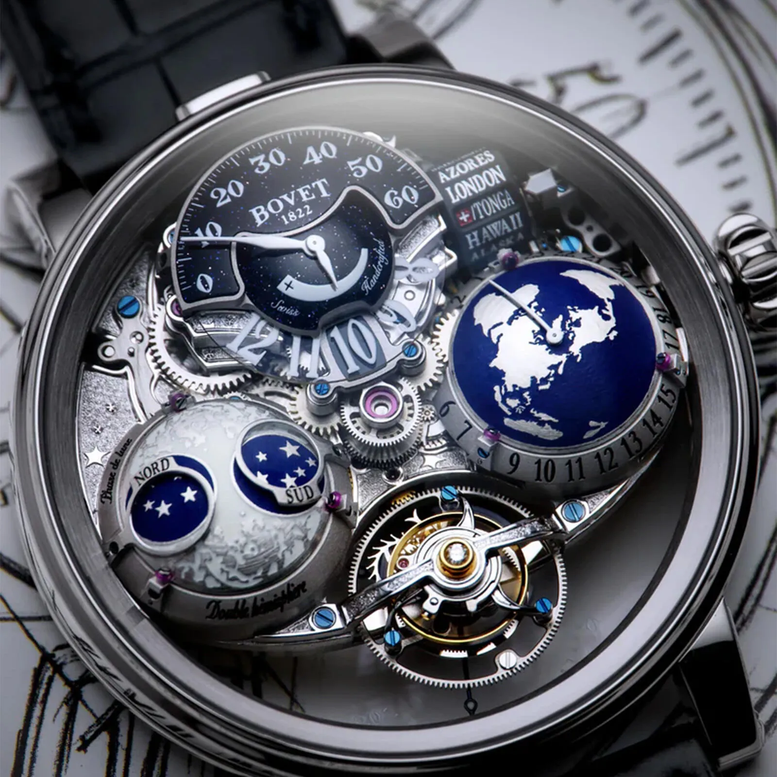 Bovet Dimier R180004-17 46mm White gold Other