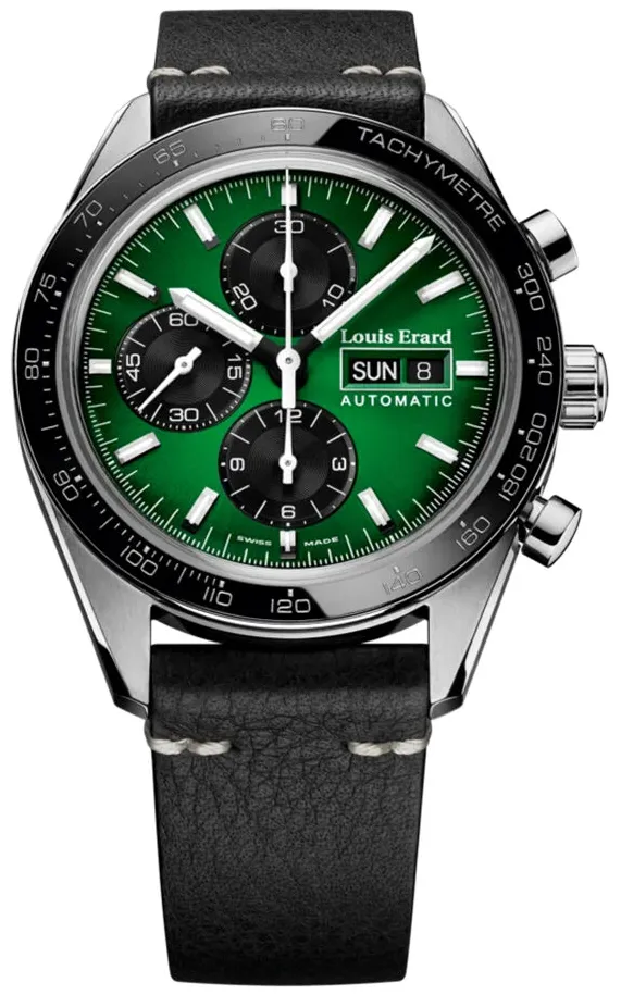 Louis Erard La Sportive 78119TS09.BVD72 44mm Titanium Green