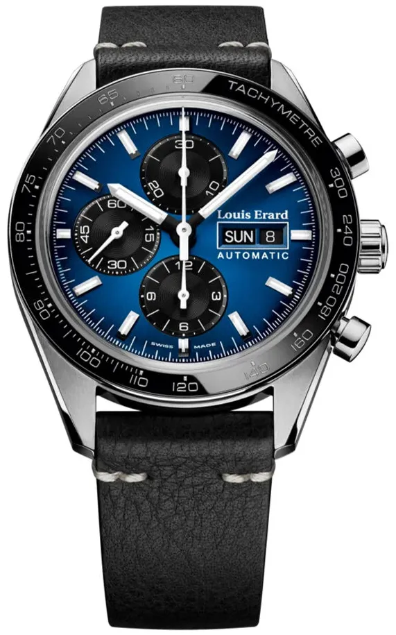 Louis Erard La Sportive 78119TS05.BVD72 44mm Titanium Blue