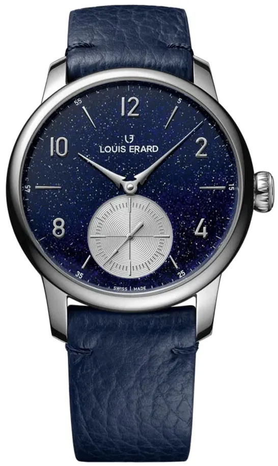 Louis Erard Excellence 34238AA32.BVA134 39mm Stainless steel Blue