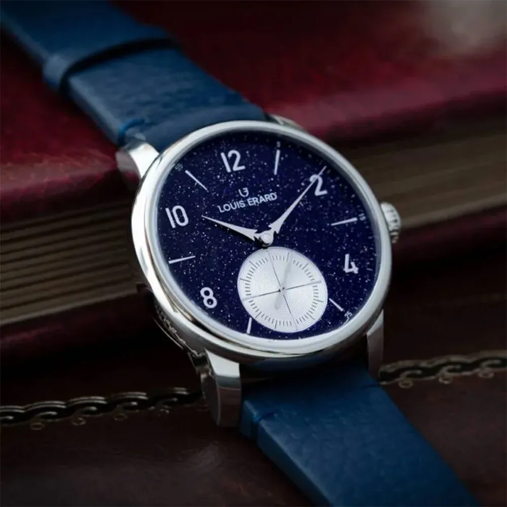 Louis Erard Excellence 34238AA32.BVA134 39mm Stainless steel Blue 1