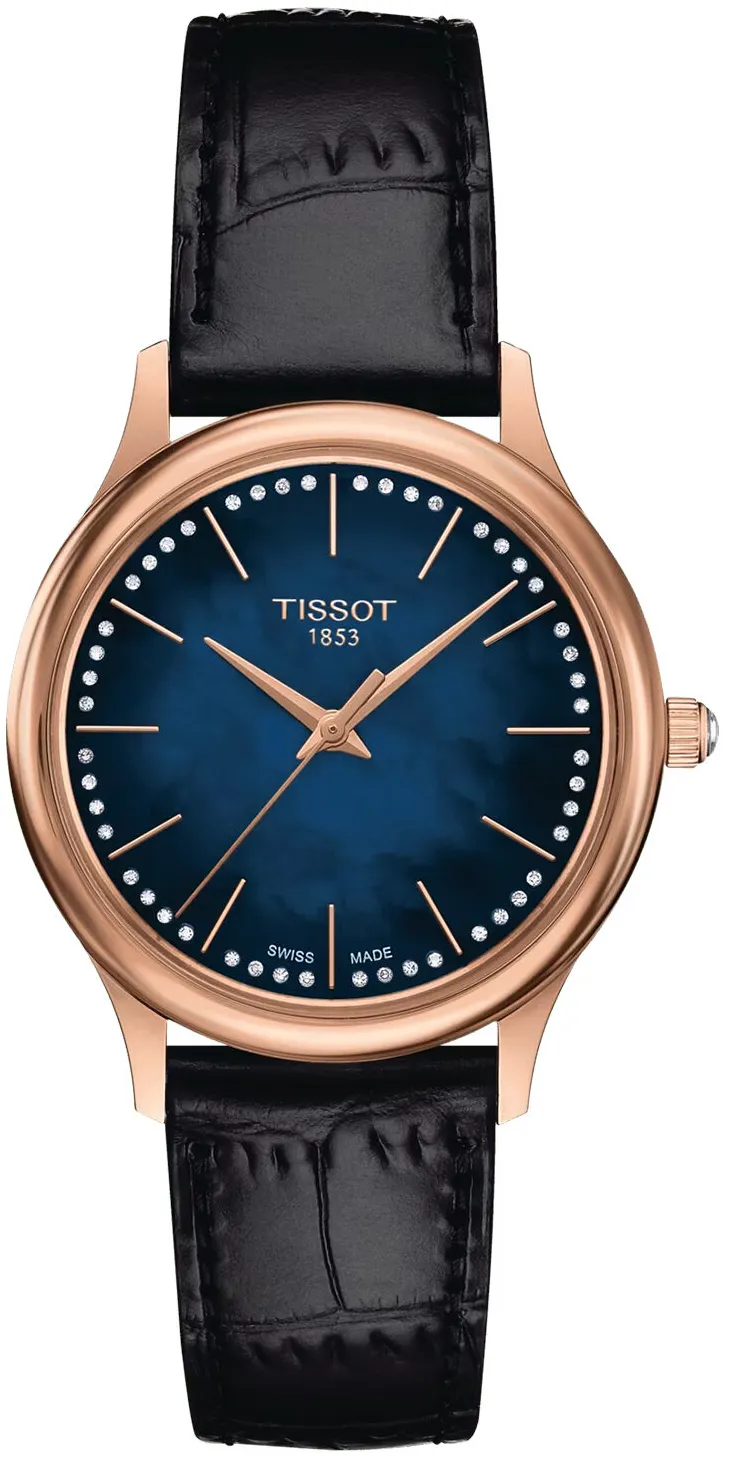 Tissot T-Gold T926.210.76.131.00 32mm Rose gold Blue