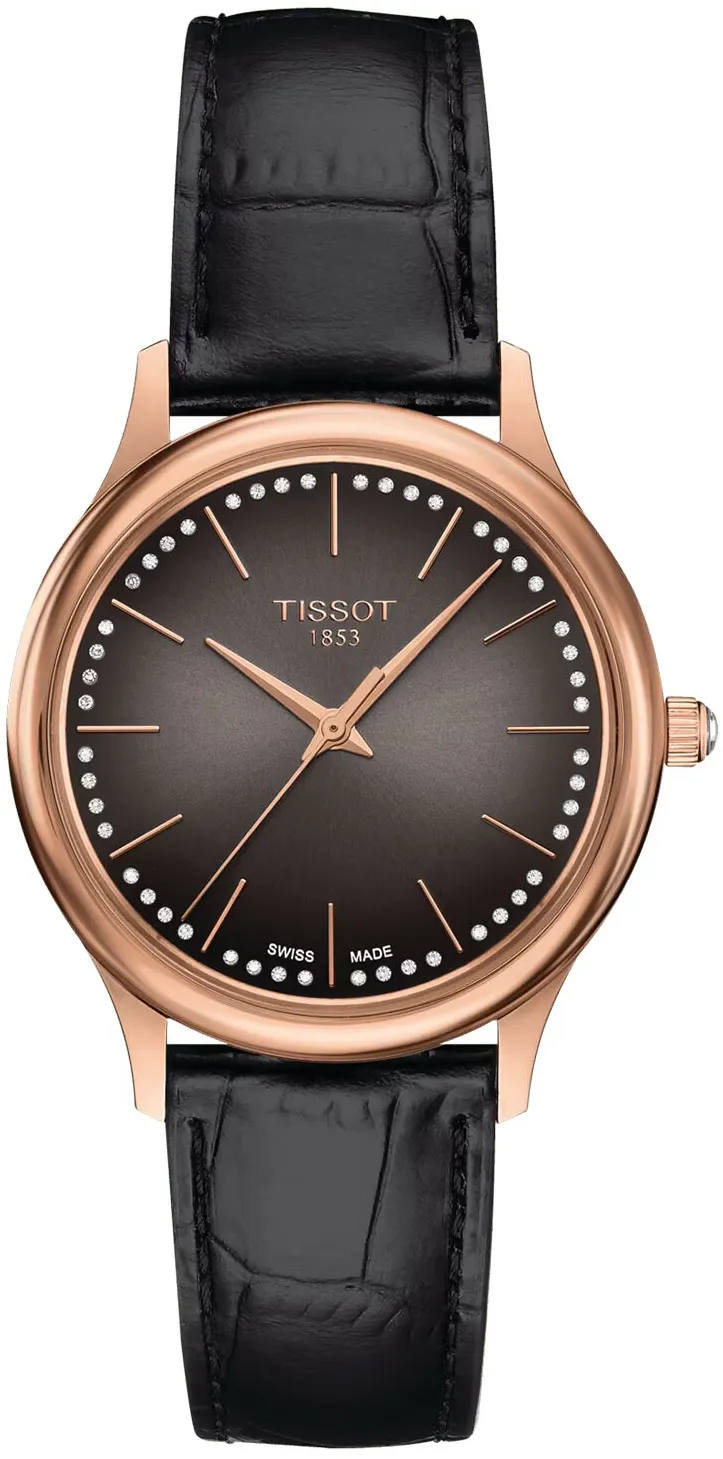 Tissot T-Gold T926.210.76.291.00 32mm Rose gold Brown