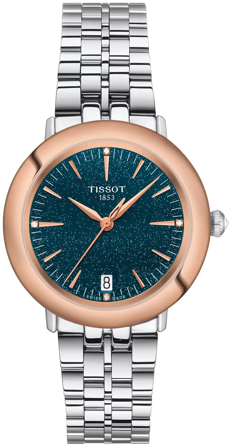 Tissot T-Gold T929.210.41.046.00 33mm Stainless steel Blue