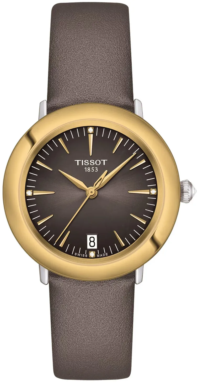 Tissot T-Gold T929.210.46.066.00 33mm Stainless steel Black