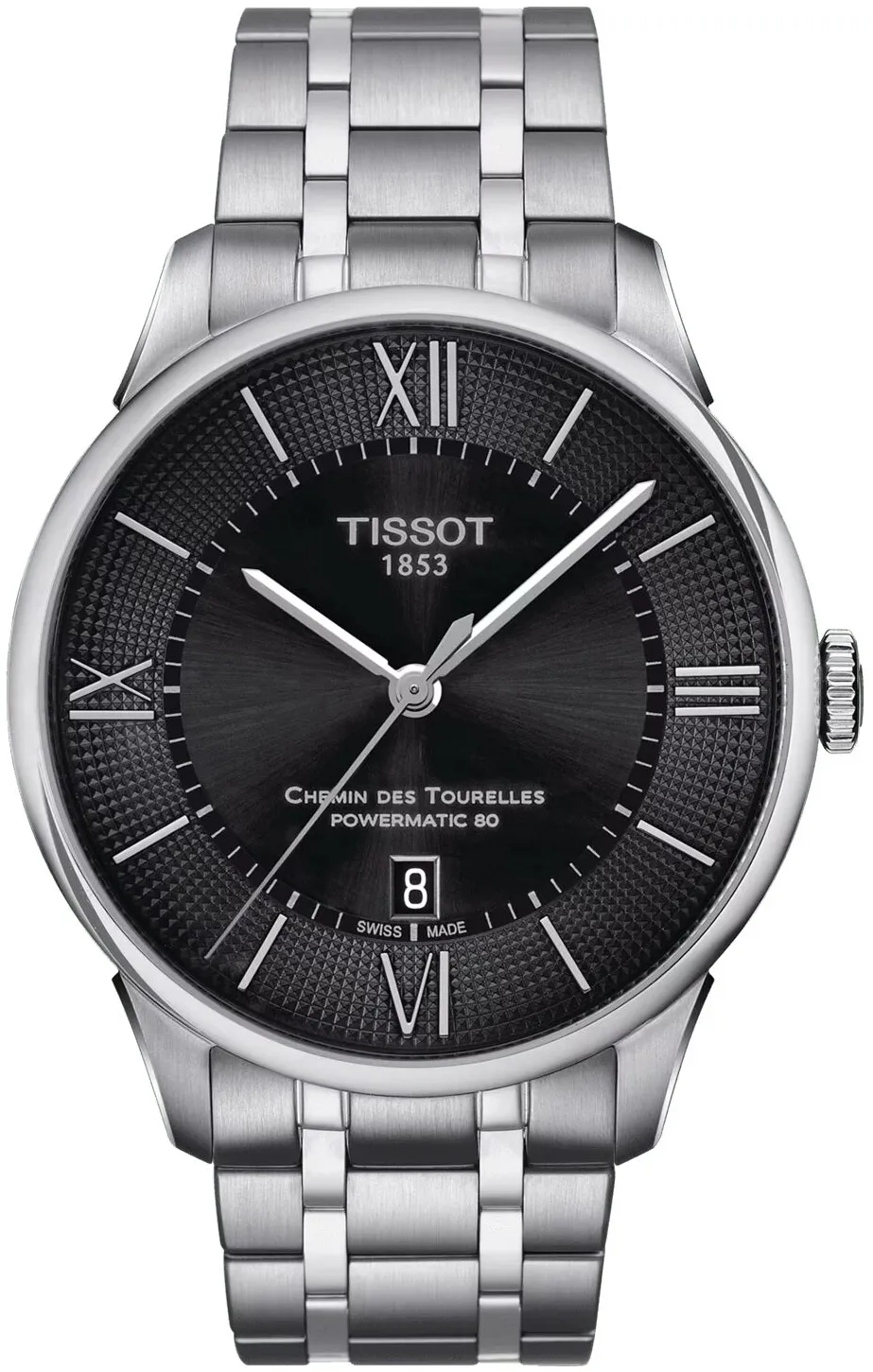 Tissot Chemin de Tourelles T099.407.11.058.00 42mm Stainless steel Black