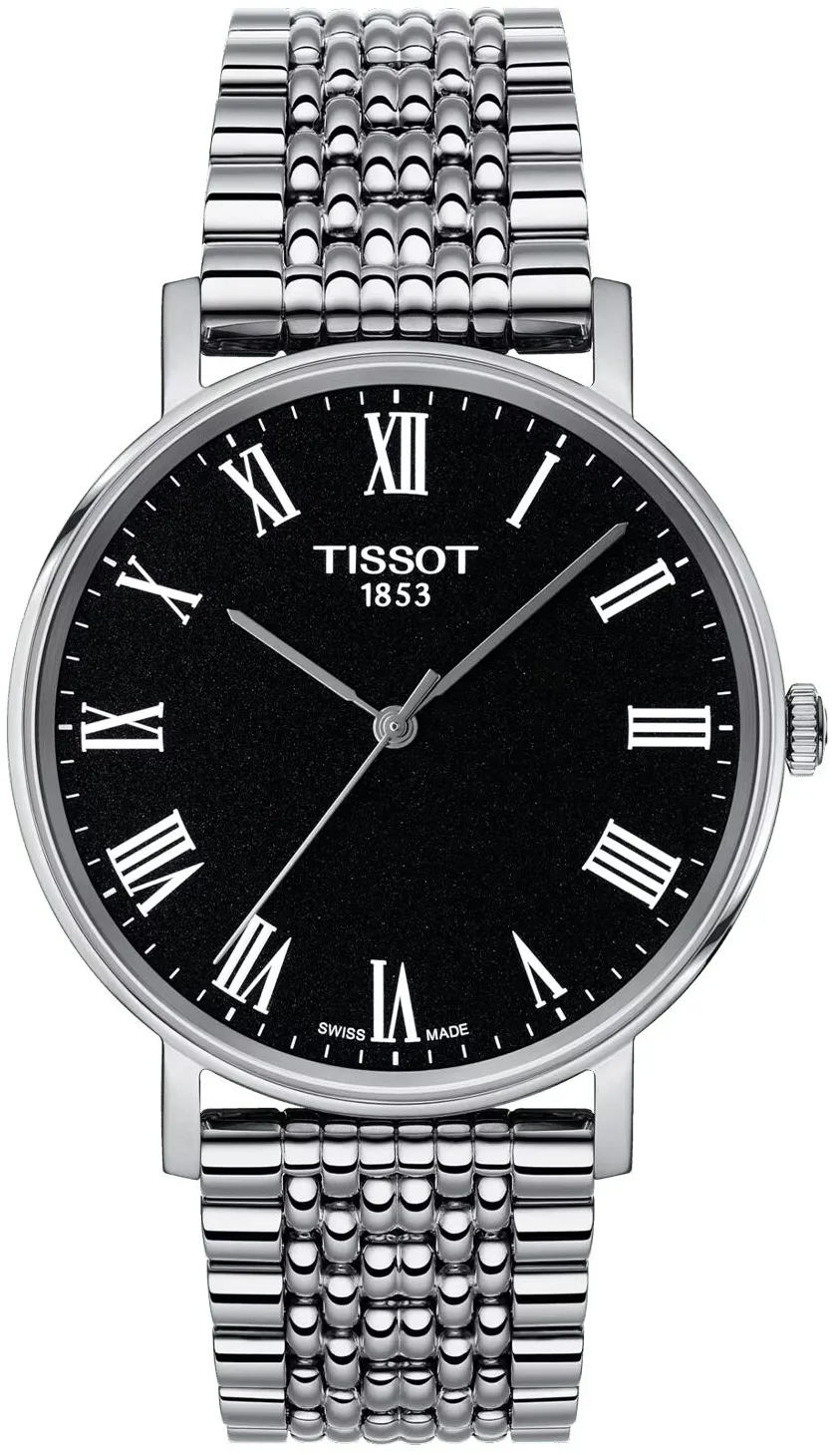 Tissot Everytime T1094101105300 38mm Stainless steel Black