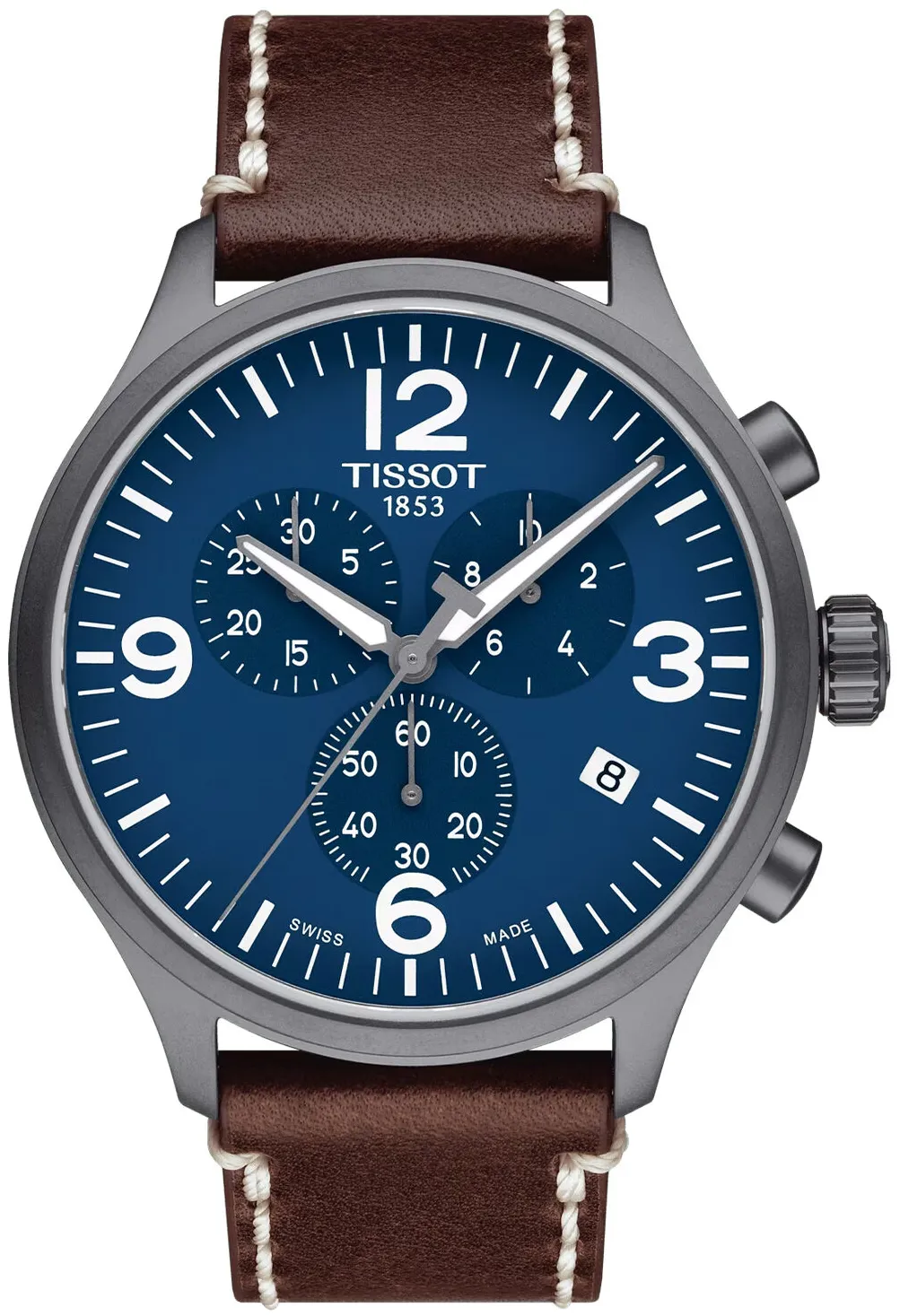 Tissot T-Sport T116.617.36.047.00 45mm Black DLC Blue