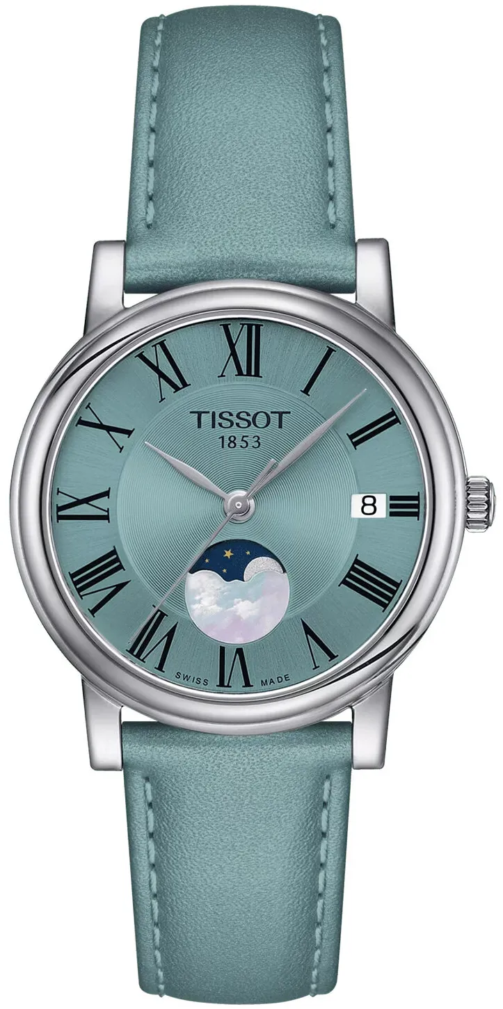 Tissot Carson T122.223.16.353.00 32mm Stainless steel Light blue