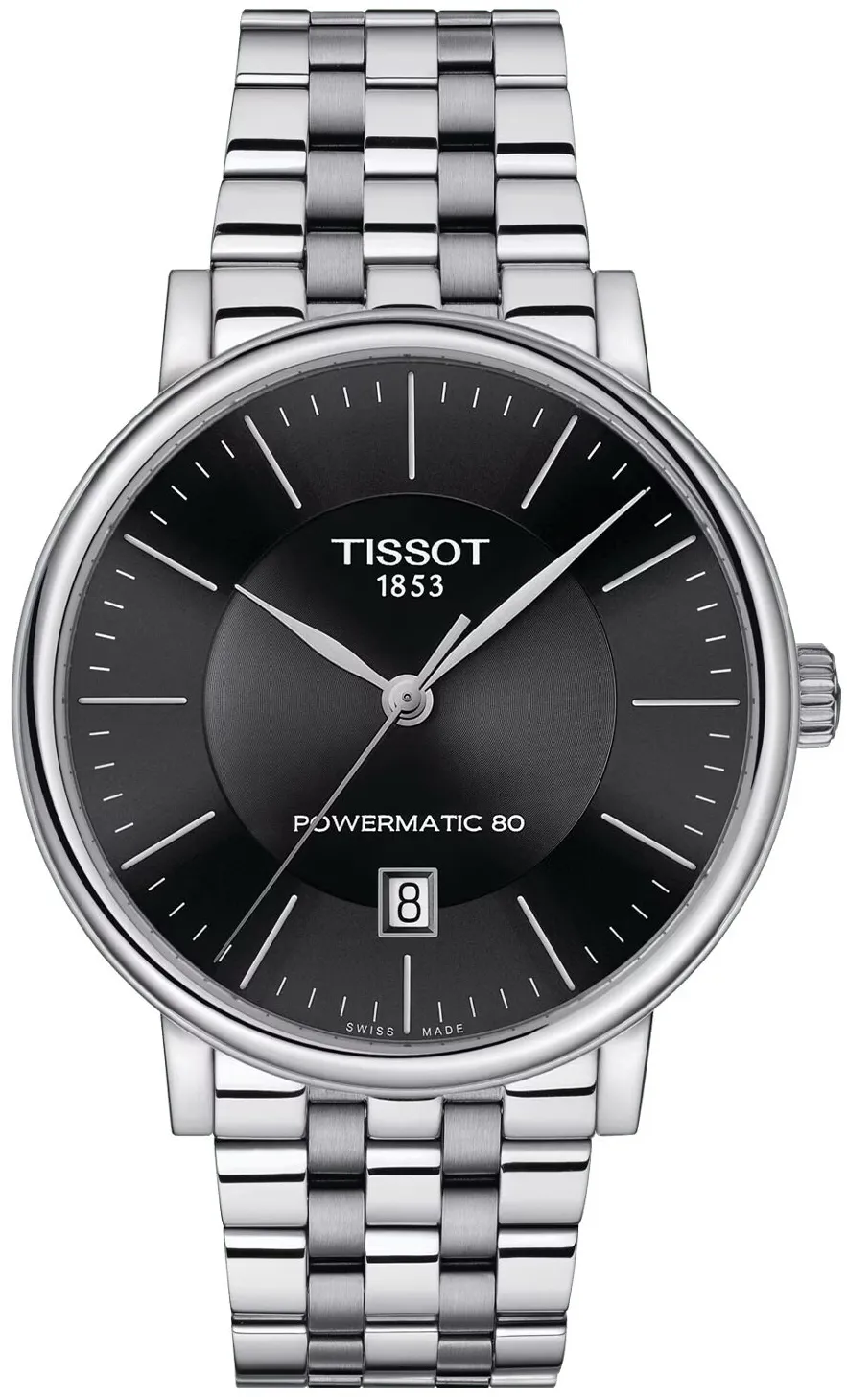 Tissot Carson T122.407.11.051.00 40mm Stainless steel Black