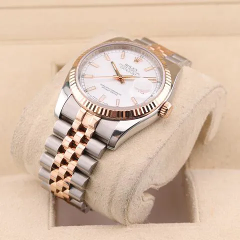 Rolex Datejust 36 116231 36mm Yellow gold and Stainless steel White 1