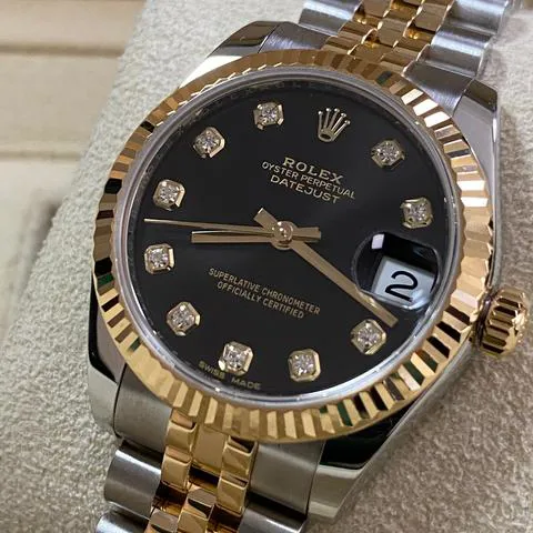 Rolex Datejust 31 178273 31mm Yellow gold and Stainless steel Black 4