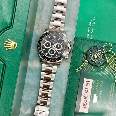 Rolex Daytona 116500LN 40mm Stainless steel Black