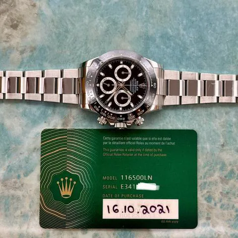 Rolex Daytona 116500LN 40mm Stainless steel Black 7